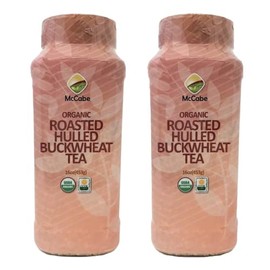 McCabe Organic Roasted Hulled Buckwheat Tea - Buckwheat Tea | Rich with Fiber & Minerals | USDA and CCOF Certified | Product of USA | 1Lb (Pack of 2)