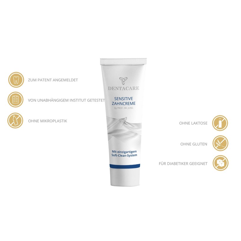 Dentacare Sensitive Tooth Cream by Prof. Dr. Jung, 3 x