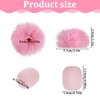 4 Pieces Mini Pink Microphone Windscreen, High-Density Headset Foam Mic