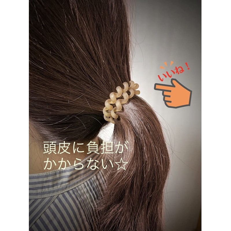 tallnext 6pcs Hair Ties Hair Ties Non-marking Hair Bands