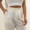 HIQUACC Leather Chain Belts for Women Girls, Layered Body Chain