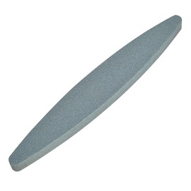 Scythe Whetstone 225 mm Oval Whetstone for Scythe, Lawn Mower, Axe (1)