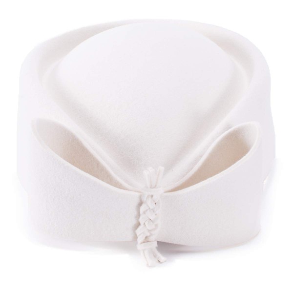 Ladies Teardrop Fancy Wool Fascinator Cocktail Pillbox Hat Formal Racing