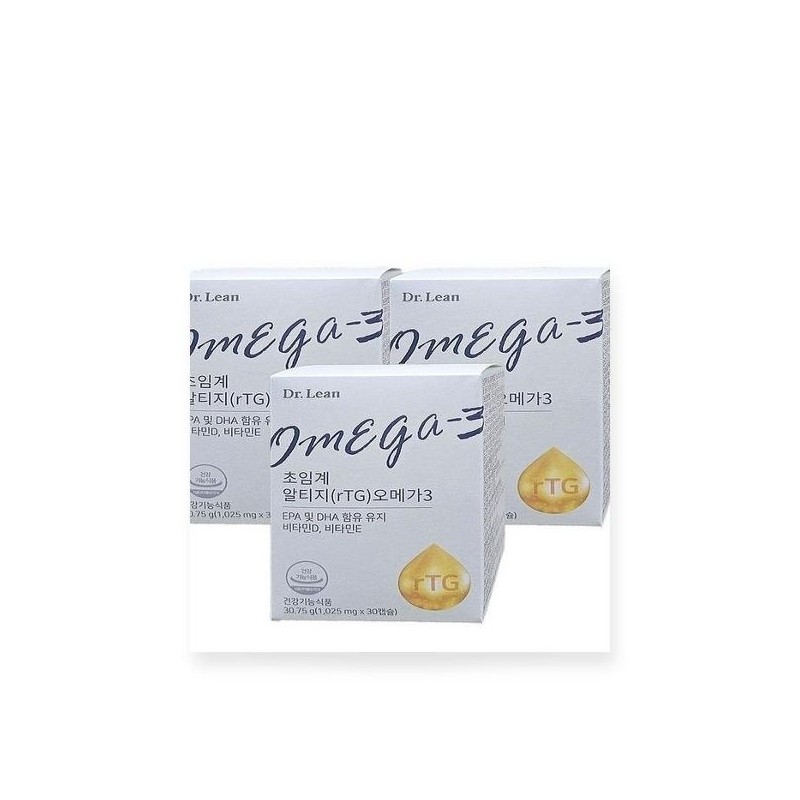Dr.Lin Supercritical Altige Omega3 rTG Omega3 30 Capsules 3 Boxes
