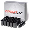 Circuit Performance Tuner Key Acorn Lug Nuts Black 12x1.5 Forged