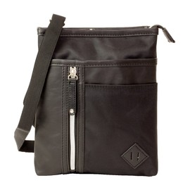 URBAN UTILITY MS-BB23BK Scissor Case, Mini Shoulder Bag, 3 Pockets, Carabiner, Belt Loops, Unisex, Travel, Outdoor, Pouch or Drawstring Bag, Black, Black