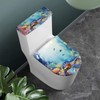 Vanideaoty Sea Turtle Toilet Seat and Tank Lid Covers for