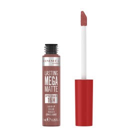 Rimmel London Lasting Mega Matte Liquid Lipstick, Long-Lasting, Hydrating, Vegan Formula - 709 - Strapless, 0.25oz