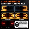 4Pcs Turn Signals for Bicycles with Alarm, USB Charging Remote