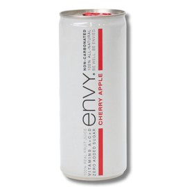 Envy Non-Carbonated 100% Fruit Juice, Cherry Apple 8 oz (Case of 24)