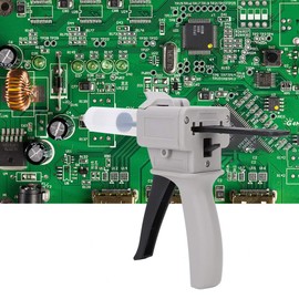 KIKYO Glue Gun, Single Liquid Gun 30ml Dispenser Glue Gun Plastic Manual Single Tube Handle Tool for Pressing Squeezing