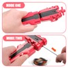 MDFULXG Bey-Blade x Launcher, Bey-Blade X Starter, Speed Starter, Red