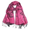 TZ Promise Women's Pashmina Shawls and Wraps Reversible Floral Flower