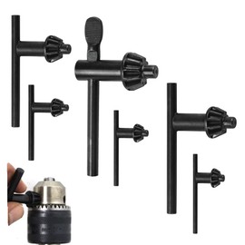 LYTIVAGEN 6 pieces drill chuck key drill clamping tool drill clamping wrench 4/6/10/13/16/20 mm universal clamping key metal drill chuck key for impact drill, electric drill