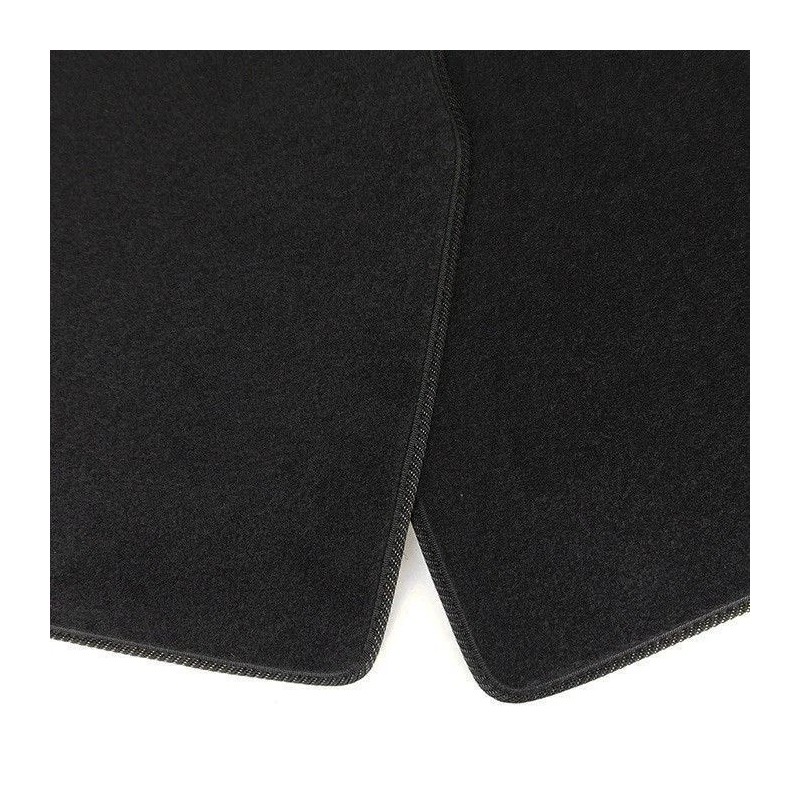 SDeelCase OE 4 Pcs Factory Fitment F&R Black Carpets Nylon