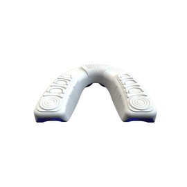 COOLLO SPORTS Protector bucal para hervir y morder, para jóvenes y adultos, boquilla deportiva de ajuste personalizado para fútbol, hockey, rugby, lacrosse, boxeo, artes marciales mixtas (funda incluida) (Emerald Verde y Blanco, Edades 10 y menos)