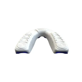 COOLLO SPORTS Protector bucal para hervir y morder, para jóvenes y adultos, boquilla deportiva de ajuste personalizado para fútbol, hockey, rugby, lacrosse, boxeo, artes marciales mixtas (funda incluida) (Emerald Verde y Blanco, Edades 10 y menos)