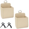 Chicer Car Small Item Holder PU Leather Air Vent Mountable