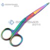 OdontoMed2011 Multi Color Rainbow Knowles Bandage Scissors 5 1/2" (14cm),