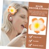 Baluue Hair Clip for Women Plumeria Flower Hairpin Stylish Hair