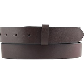 BELTINGER Extra Length Belt Made of Full Cowhide Leather without Buckle 3 cm | 120-180 cm Leather Belt for Men 30 mm | Men's Belt in Plus Sizes, brown