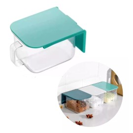 Shopmix Contenedor Hermético Frasco Cocina Pared Acrílico + Cuchara