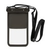 OWL-WPCSP23-BK Waterproof Case, IPX8 Certified, Separate Pockets, Touch Payment, Touch