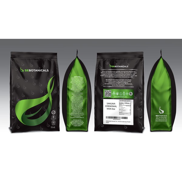 SEBotanicals Vanuatu Sangava Ceremonial Kava Tea Powder (8oz) 1 pouch