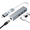 HEEDU Adaptador Ethernet USB 3.0, Adaptador Ethernet USB Hub 4