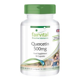 Quercetin 500mg - Bulk Pack for 3 Months - Vegan - HIGH Dosage - 90 Capsules - antioxidant