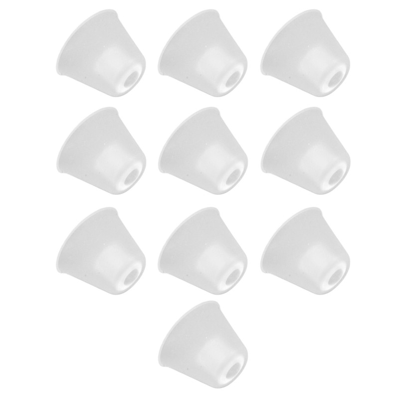 10pcs Replacement Earbud Silicone Cone Shaped Earbud Tips Set for