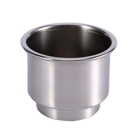 2Pcs Car Drink Holder, Stainless Steel Cup Drink Bottle Holder for Marine Boat RV Campers