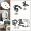 Marco Paul Toilet Seat Fittings, Stainless Steel Chrome Replacement Toilet