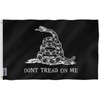 Anley Fly Breeze 3x5 Foot Black Dont Tread On Me