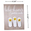 Fun Express Neutral Baby Shower Pickle Cards - 24 Pieces