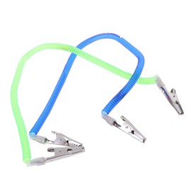 KICHOUSE 2pcs Napkin Bib Clip for Boys and Girls Elderly Scarf Clip Safety Design Random Color