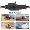 8 Pair 2 Pin Connector Waterproof Electrical 2 Pin Plug