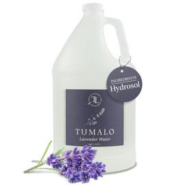 Tumalo Lavender Hydrosol - Pure Organic Lavender Floral Water Hydrosol, Facial Toner, Aromatherapy, Skincare Set, Body Mist, Room & Linen Spray - Made in USA - 1 Gallon