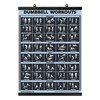 Palace Learning Dumbbell Workout Exercise Poster [Dark] (LAMINATED WITH PLASTIC