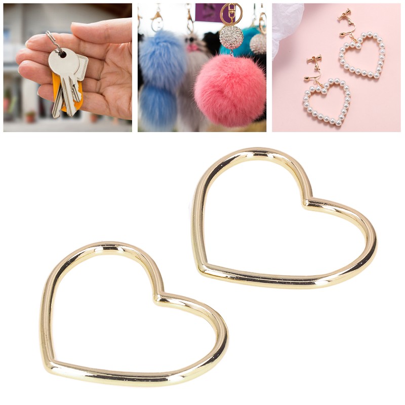 Keychain Accessories Heart Shaped Individual Color Elegant Design Simple Firm