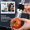 Splash Proof Booster Swivel Kitchen Filter Tap,360 Rotation Faucet Sprayer,