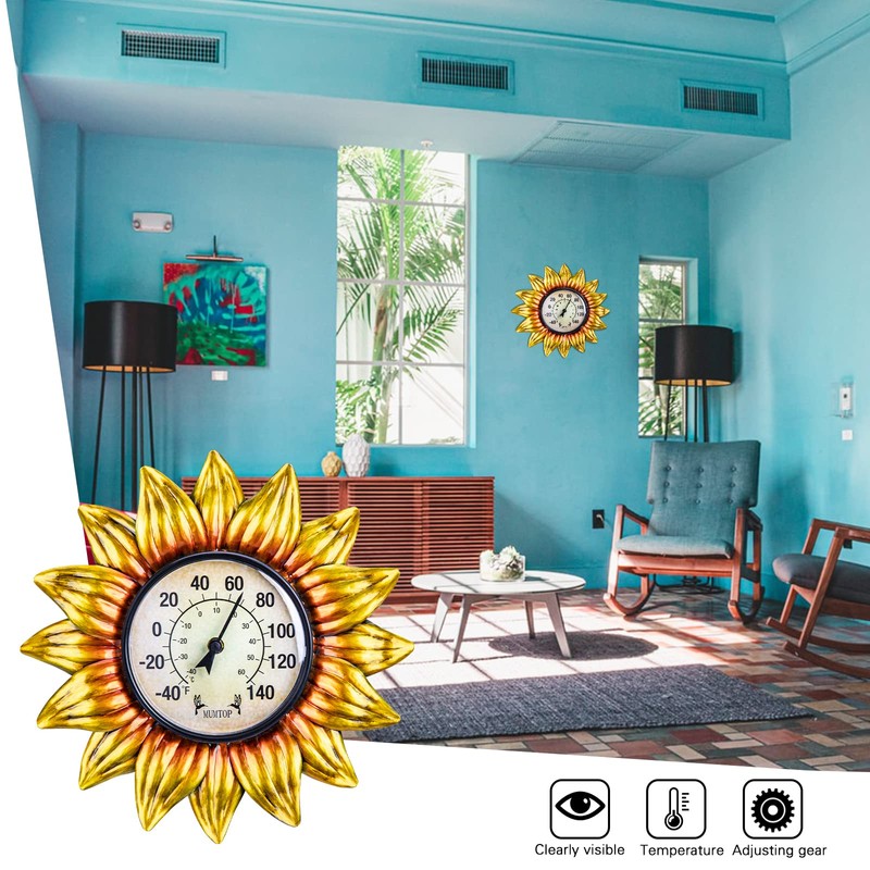 Thermometer Sunflower Gold