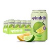 Spindrift "Lemon Lime" Soda, Made with Real Squeezed Fruit, Pack