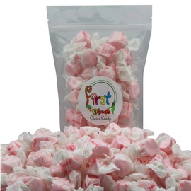 All Flavor Gourmet Saltwater Taffy (Pink Bubble Gum, 1 Pound)