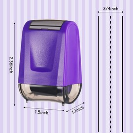 Sherr Roller Stamps for Teacher Classroom Must Haves Dashed Line Handwriting Stamp Roller Back to School Gift for Kid Preschool Kindergarten Special Education Must Haves(Purple)