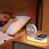 CENSHI Fast Wireless Charging Station with LED Bedside Lamp &