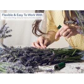 Royal Imports Bulk Green Cut Paddle Wire, 12" Stems, 22 Gauge, 300 pcs for Floral Arrangements, Florist Supplies, Jewelry, Gift, Crafts, Wreath Making, Flower Garland, Plant Garden Ties, Bouquet Wrap