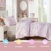 Intelligent Design Twin Duvet Cover Set, Romantic Floral & Paisley,