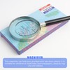 Magnifying Glass for Reading - Handheld Magnifier with Real Glass