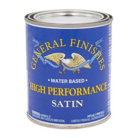 General Finishes High Performance Water Based Topcoat, 1 Pint, Satin